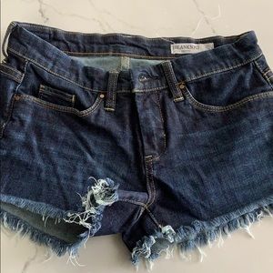 Blank jean shorts